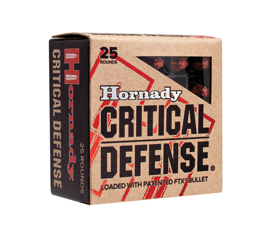 Hornady 38 Special +P 110 gr FTX® Critical Defense® Ammo 25rds