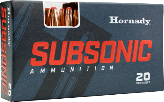 Hornady 300 Blackout 190 gr Sub-X® Subsonic Ammo 20rds
