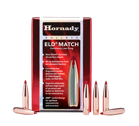 Hornady 30cal 178gr ELDM Bullets 100ct