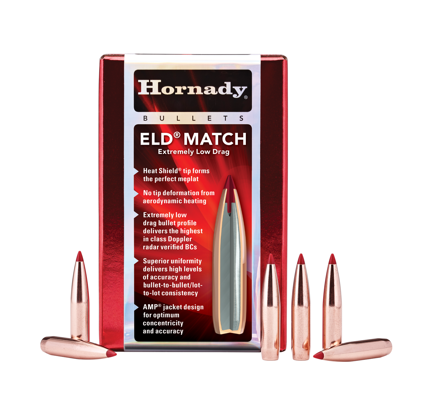 Hornady 22cal 88gr ELDM Bullets 100ct