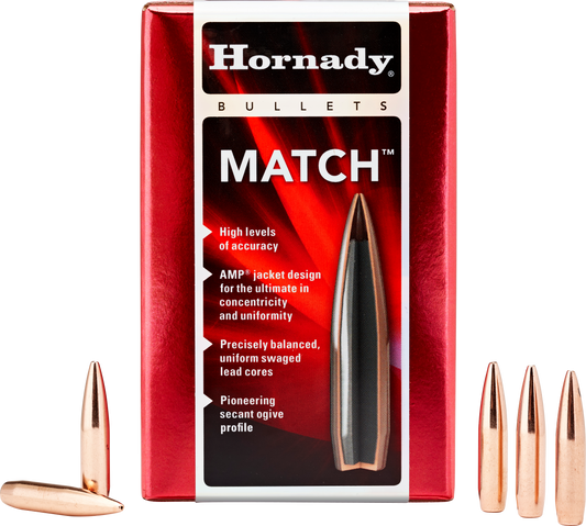 Hornady 30cal 168gr BTHP Match Bullets 100ct