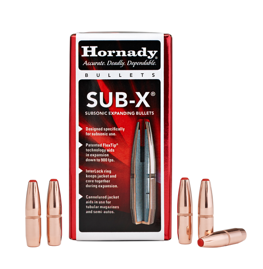 Hornady 30cal 175gr Sub-X Bullets 100ct