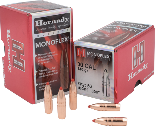 Hornady 30cal 140gr Monoflex Bullets 50ct